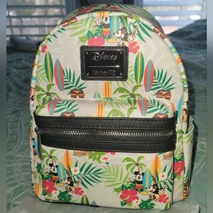 Disney Loungefly surfer mickey aop BNWT